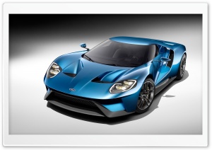 2017 Ford GT Blue Car Ultra HD Wallpaper for 4K UHD Widescreen desktop, tablet & smartphone