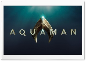 2018 Aquaman Movie Logo Ultra HD Wallpaper for 4K UHD Widescreen desktop, tablet & smartphone