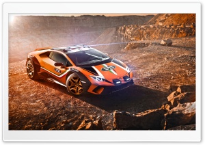 2019 Lamborghini Huracan Sterrato Off Road Car Ultra HD Wallpaper for 4K UHD Widescreen desktop, tablet & smartphone