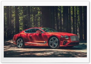 2020 Red Bentley Continental GT V8 Car Ultra HD Wallpaper for 4K UHD Widescreen desktop, tablet & smartphone