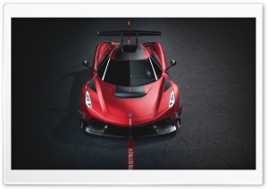 2020 Red Koenigsegg Jesko Sports Car Ultra HD Wallpaper for 4K UHD Widescreen desktop, tablet & smartphone