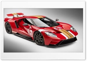 2022 Ford GT Alan Mann Heritage Edition Exotic Supercar 4K UHD Wallpaper for Widescreen and UltraWide Desktop, UltraHD TV, Smartphone, Tablet