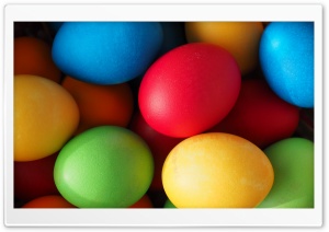 2023 Easter Eggs Ultra HD Wallpaper for 4K UHD Widescreen desktop, tablet & smartphone