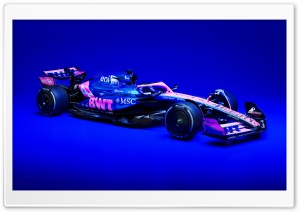 2025 Alpine A525 Formula One Racing Car 4K UHD Wallpaper for Widescreen and UltraWide Desktop, UltraHD TV, Smartphone, Tablet