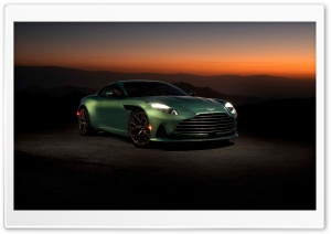 2025 Aston Martin DB12 Sports Car Ultra HD Wallpaper for 4K UHD Widescreen Desktop, Lockscreen, Screensaver, TV, Tablet, Smartphone