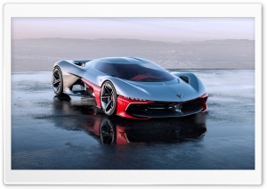 2025 Chevrolet California Corvette Futuristic Hypercar 4K UHD Wallpaper for Widescreen and UltraWide Desktop, UltraHD TV, Smartphone, Tablet