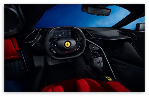 2025 Ferrari F80 Supercar Interior Design UltraHD Wallpaper for UHD 16:9 ; HD 16:9 ; UltraWide 21:9 ; Widescreen 16:10 5:3 ; Fullscreen 4:3 5:4 3:2 ; Tablet 1:1 ;