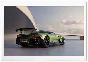 2026 Aston Martin Valhalla Rear View 4K UHD Wallpaper for Widescreen and UltraWide Desktop, UltraHD TV, Smartphone, Tablet