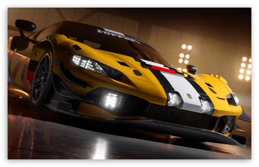 2026 Ferrari 296 GT3 Evo Racing Supercar UltraHD Wallpaper for UHD 16:9 ; HD 16:9 ; UltraWide 21:9 24:10 ; Widescreen 16:10 5:3 ; Fullscreen 3:2 ;