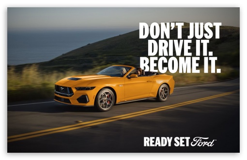 2026 Ford Mustang Convertible UltraHD Wallpaper for HD 16:9 ; UltraWide 21:9 24:10 32:9 32:10 ; Widescreen 16:10 ; Dual 16:10 16:9 ;