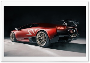 2026 Lamborghini Murcielago LP 670 SuperVeloce Rear 4K UHD Wallpaper for Widescreen and UltraWide Desktop, UltraHD TV, Smartphone, Tablet