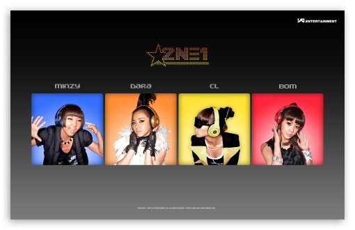 2NE1 - Minzy, Dara, CL, Bom UltraHD Wallpaper for Wide 16:10 5:3 Widescreen WHXGA WQXGA WUXGA WXGA WGA ; Mobile 5:3 - WGA ;