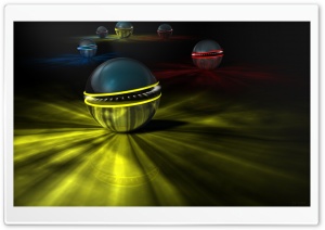 3D Abstract Balls Ultra HD Wallpaper for 4K UHD Widescreen desktop, tablet & smartphone