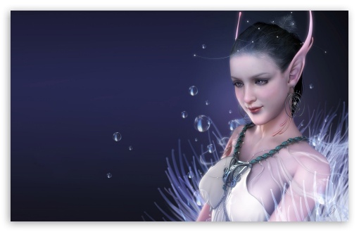 3D Elf Girl UltraHD Wallpaper for Widescreen 16:10 ;