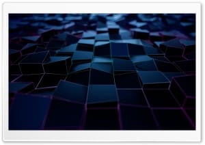 3D Geometric Abstract Dark Background 4K UHD Wallpaper for Widescreen and UltraWide Desktop, UltraHD TV, Smartphone, Tablet