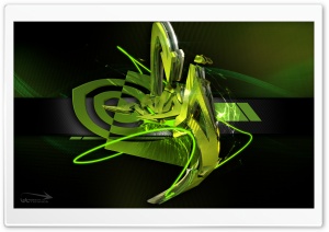 3D Graffiti Nvidia Ultra HD Wallpaper for 4K UHD Widescreen desktop, tablet & smartphone