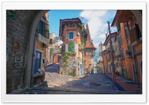 3D Neighborhood Artistic 4K UHD Wallpaper for Widescreen and UltraWide Desktop, UltraHD TV, Smartphone, Tablet