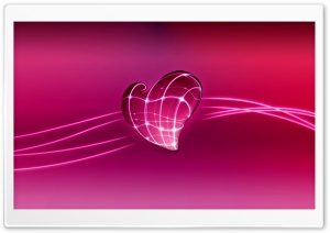 3d pink heart  Ultra HD Wallpaper for 4K UHD Widescreen Desktop, Lockscreen, Screensaver, TV, Tablet, Smartphone