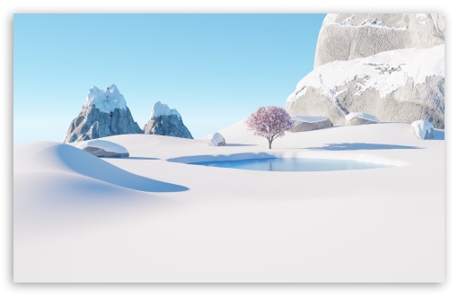 3D Snowy Landscape with a Solitary Blossom Tree UltraHD Wallpaper for UHD 16:9 ; HD 16:9 ; UltraWide 21:9 24:10 32:9 32:10 ; Widescreen 16:10 5:3 ; Fullscreen 4:3 5:4 3:2 ; Tablet 1:1 ; Mobile 9:16 9:19.5 9:20 9:21 9:22 10:16 2:3 3:5 3:4 ; Dual 16:10 5:3 16:9 4:3 5:4 3:2 ;