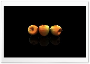 3d Three Apples Ultra HD Wallpaper for 4K UHD Widescreen desktop, tablet & smartphone