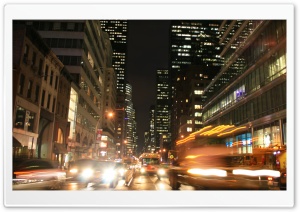 5th Avenue Rush Hour Ultra HD Wallpaper for 4K UHD Widescreen desktop, tablet & smartphone