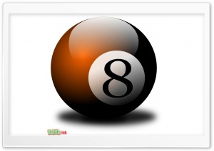 8 Ball 3D 4K UHD Wallpaper for Widescreen and UltraWide Desktop, UltraHD TV, Smartphone, Tablet