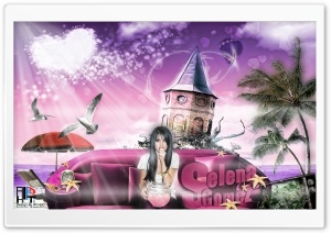 " Selena Gomez In Island " Design By Ali HoT Ultra HD Wallpaper for 4K UHD Widescreen desktop, tablet & smartphone