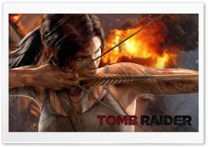 _Tomb Raider 2013 Lara_ Ultra HD Wallpaper for 4K UHD Widescreen Desktop, Lockscreen, Screensaver, TV, Tablet, Smartphone