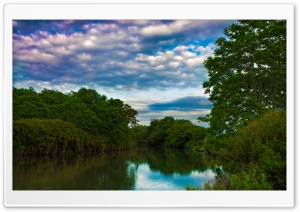 A Bend Of The Oto River In Okazaki, Japan Ultra HD Wallpaper for 4K UHD Widescreen desktop, tablet & smartphone