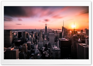 A Breathtaking New York City View Ultra HD Wallpaper for 4K UHD Widescreen desktop, tablet & smartphone