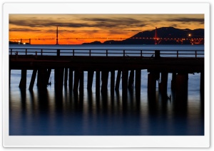 A Bridge And A Pier Ultra HD Wallpaper for 4K UHD Widescreen desktop, tablet & smartphone