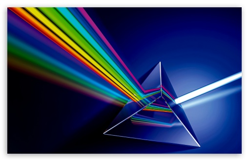 A Dispersive Prism breaking White Light into Spectral Colors UltraHD Wallpaper for UHD 16:9 2160p 1440p 1080p 900p 720p ; 8K UHD TV 16:9 Ultra High Definition 2160p 1440p 1080p 900p 720p ; UltraWide 21:9 24:10 ; Widescreen 16:10 5:3 WHXGA WQXGA WUXGA WXGA WGA ; Fullscreen 4:3 5:4 3:2 UXGA XGA SVGA QSXGA SXGA DVGA HVGA HQVGA ( Apple PowerBook G4 iPhone 4 3G 3GS iPod Touch ) ; Tablet 1:1 ; Mobile 2:3 3:4 - ;