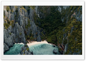 A Hidden Lagoon in El Nido, Palawan, Philippines 4K UHD Wallpaper for Widescreen and UltraWide Desktop, UltraHD TV, Smartphone, Tablet