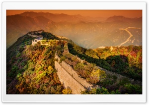 A moody evening at the Great Wall Ultra HD Wallpaper for 4K UHD Widescreen desktop, tablet & smartphone