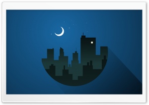 A Moonlit Night Ultra HD Wallpaper for 4K UHD Widescreen desktop, tablet & smartphone
