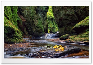A Walk Through Finnich Glen Ultra HD Wallpaper for 4K UHD Widescreen desktop, tablet & smartphone
