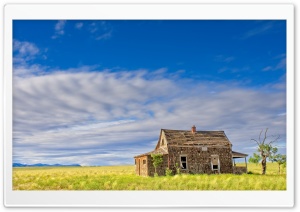 Abandoned American House 4K UHD Wallpaper for Widescreen and UltraWide Desktop, UltraHD TV, Smartphone, Tablet