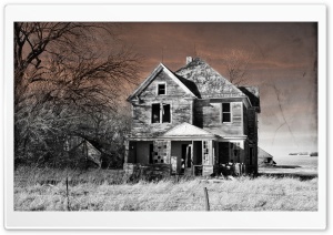 Abandoned House, Northwest Iowa Ultra HD Wallpaper for 4K UHD Widescreen desktop, tablet & smartphone