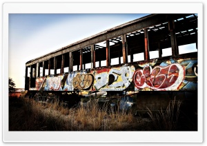 Abandoned Train Ultra HD Wallpaper for 4K UHD Widescreen desktop, tablet & smartphone