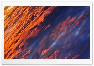 Above The Orange Clouds Ultra HD Wallpaper for 4K UHD Widescreen desktop, tablet & smartphone