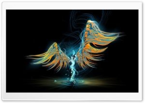 Abstract Angel Ultra HD Wallpaper for 4K UHD Widescreen desktop, tablet & smartphone