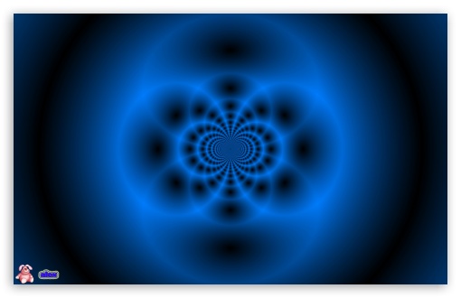 Abstract Blue Flower UltraHD Wallpaper for Widescreen 16:10 ;