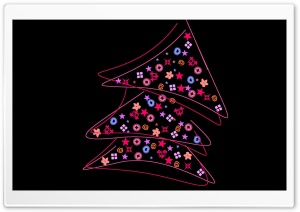Abstract Christmas Tree Ultra HD Wallpaper for 4K UHD Widescreen desktop, tablet & smartphone