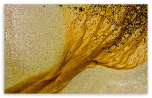 Abstract Golden Beach Aerial View UltraHD Wallpaper for UHD 16:9 ; HD 16:9 ; UltraWide 21:9 24:10 32:9 32:10 ; Widescreen 16:10 ; Fullscreen 5:4 ; Tablet 1:1 ; Mobile 9:16 9:19.5 9:20 9:21 9:22 ; Dual 16:10 16:9 ;