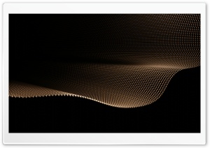 Abstract Golden Wave Pattern on Black Background 4K UHD Wallpaper for Widescreen and UltraWide Desktop, UltraHD TV, Smartphone, Tablet