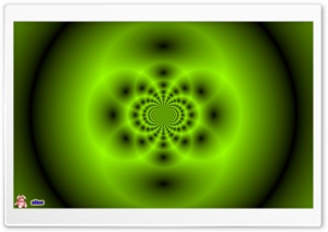 Abstract Green Flower 4K UHD Wallpaper for Widescreen and UltraWide Desktop, UltraHD TV, Smartphone, Tablet