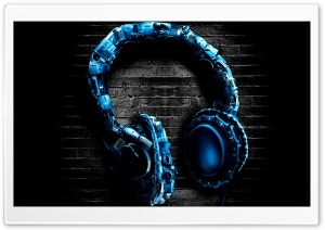Abstract Headphones Ultra HD Wallpaper for 4K UHD Widescreen desktop, tablet & smartphone