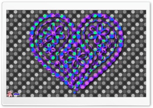 Abstract Heart 4K UHD Wallpaper for Widescreen and UltraWide Desktop, UltraHD TV, Smartphone, Tablet