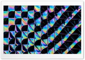 Abstract Iridescent Holographic Grid 4K UHD Wallpaper for Widescreen and UltraWide Desktop, UltraHD TV, Smartphone, Tablet