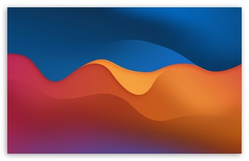 Abstract Orange Blue Pink Wavy Shapes UltraHD Wallpaper for UHD 16:9 ; HD 16:9 ; UltraWide 21:9 24:10 32:9 32:10 ; Widescreen 16:10 ; Fullscreen 3:2 ; Tablet 1:1 ; Mobile 9:16 9:19.5 9:20 9:21 9:22 ; Dual 16:10 16:9 ; Triple 16:10 16:9 ;